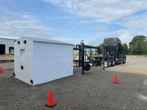 Above-ground storm shelter