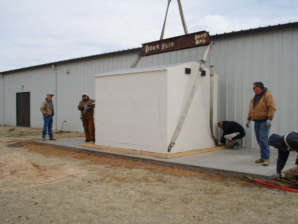 Storm shelter delivery