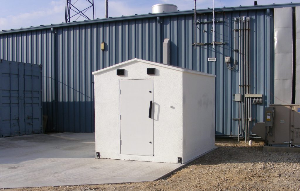 Above ground storm shelters