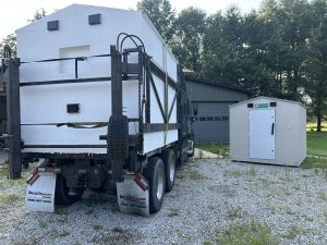 Storm shelter delivery